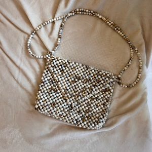 Beaded shoulder bag